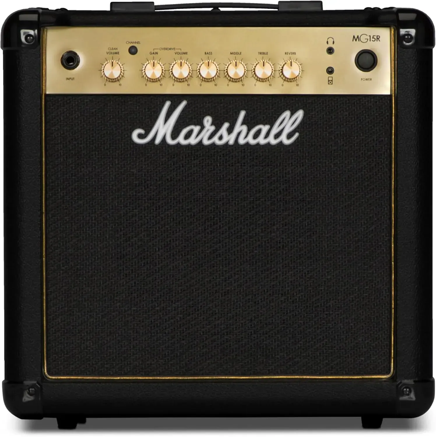 Marshall MG15GR 15-watt solid state guitar combo amplifier with reverb Marshall MG15GR 15-watt solid state guitar combo amplifier with reverb
