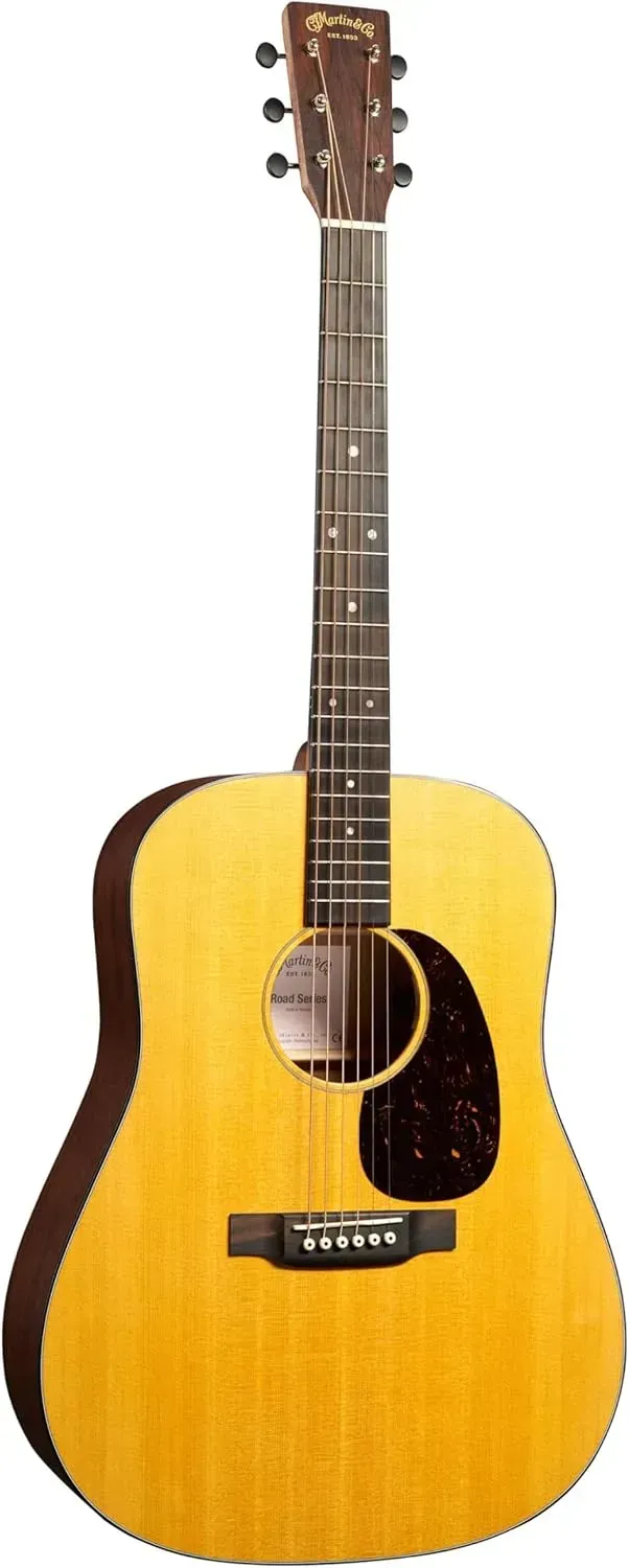 Martin D-10E Retro Road Series dreadnought acoustic electric guitar in natural finish