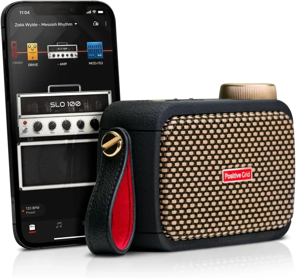 Positive Grid Spark GO 5-watt portable smart guitar amplifier with Bluetooth Positive Grid Spark GO 5-watt portable smart guitar amplifier with Bluetooth