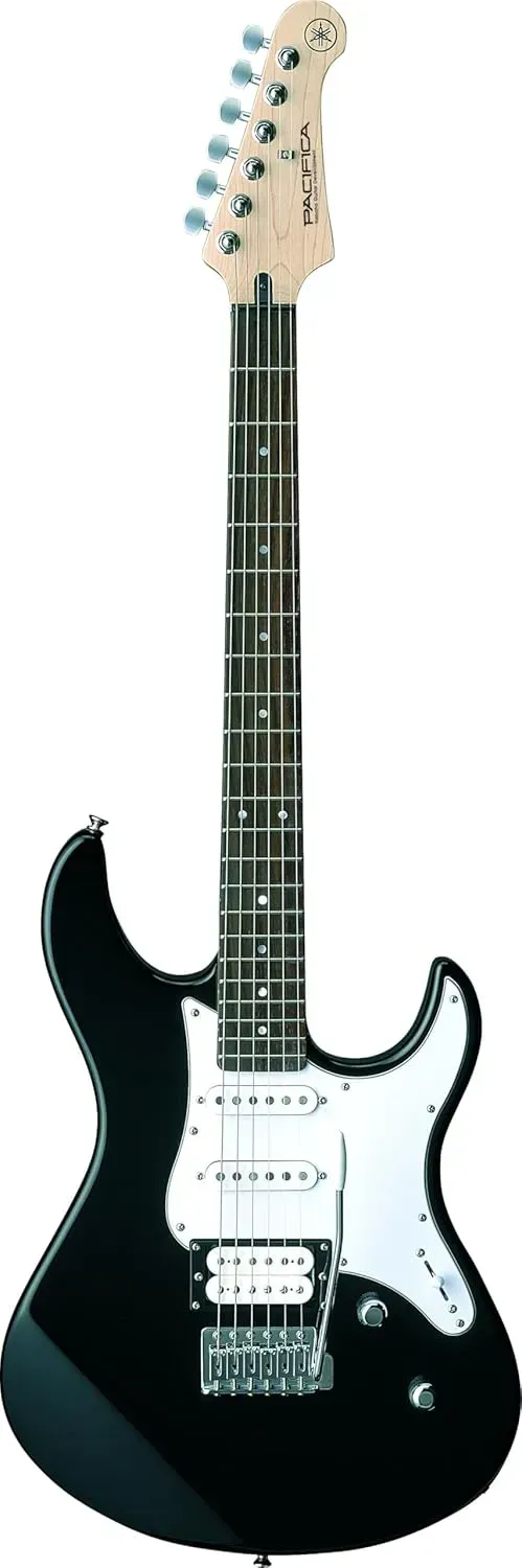 Yamaha Pacifica 112V HSS electric guitar in black Yamaha Pacifica 112V HSS electric guitar in black