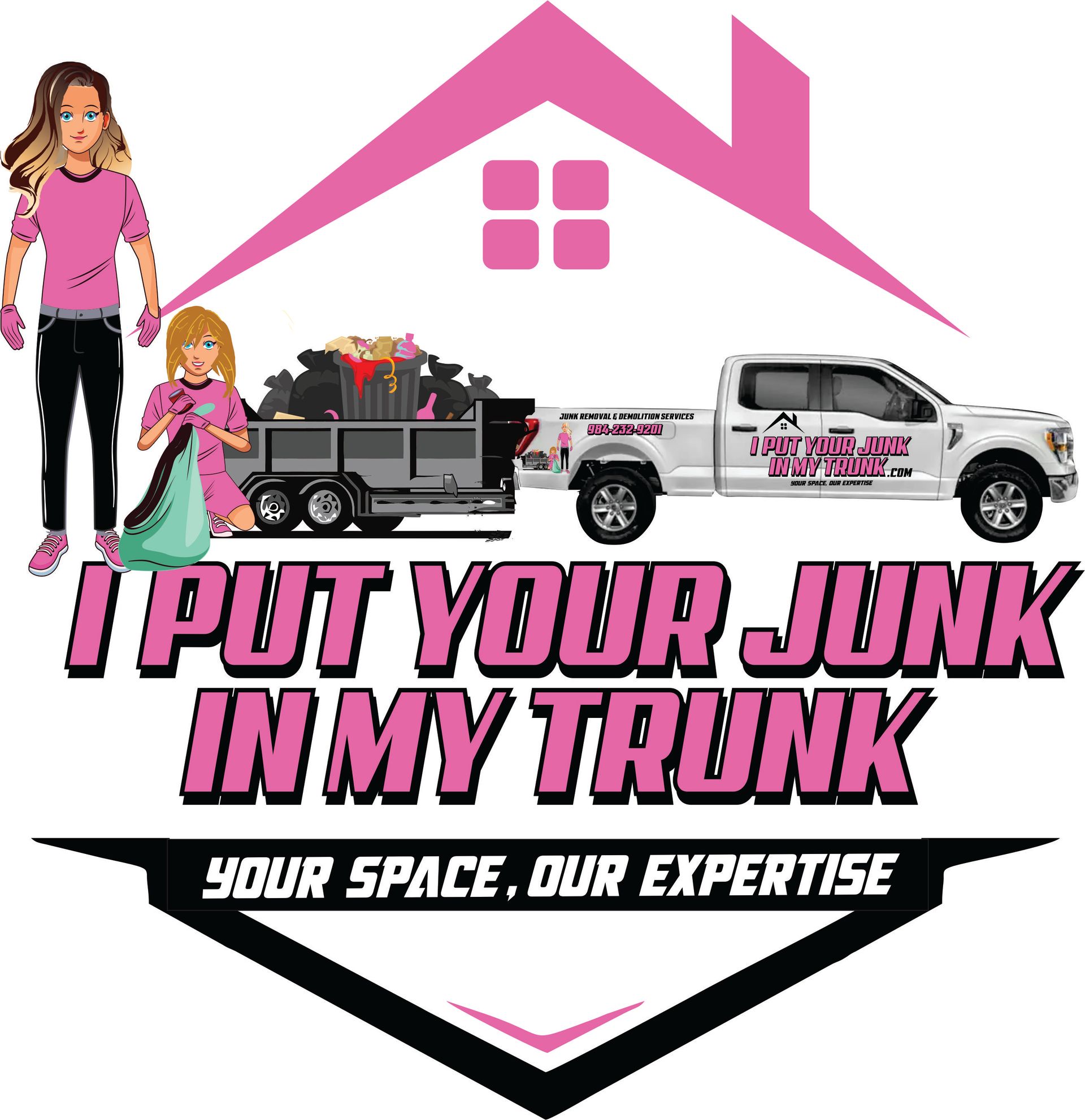 Residential Junk Removal | I Put Your Junk In My Trunk