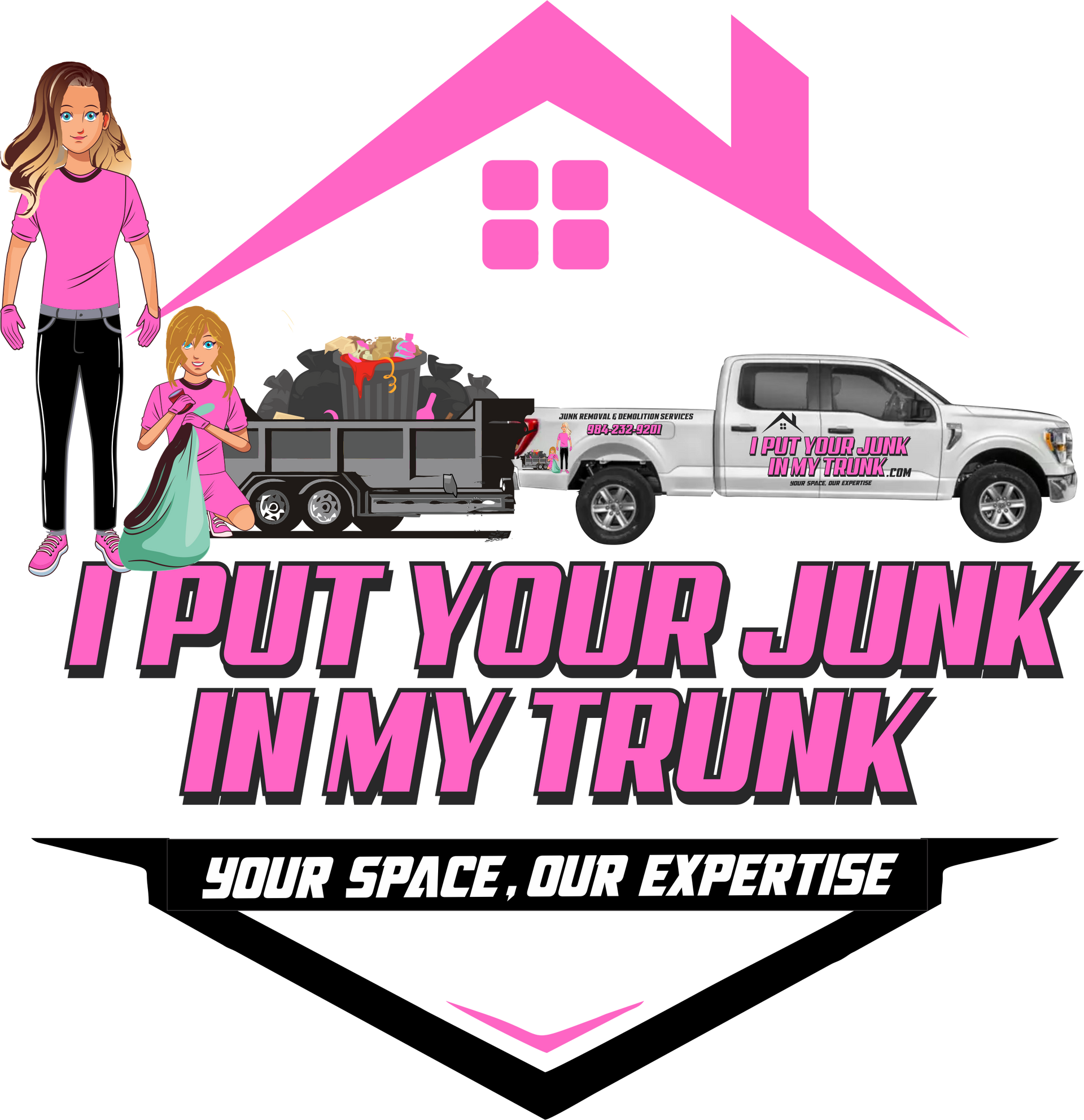 I Put Your Junk In My Trunk Logo