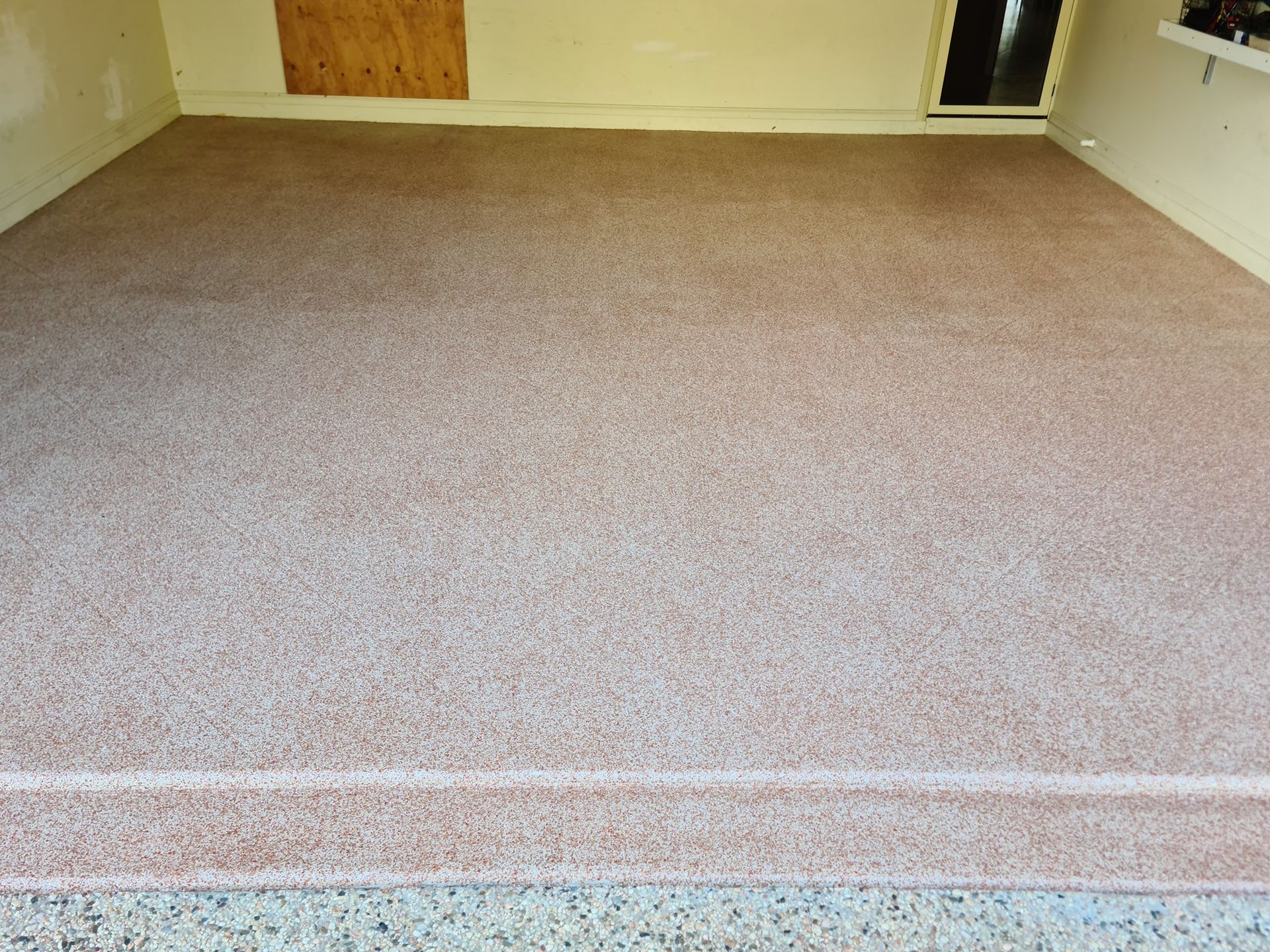 New Garage — Bargara, QLD — Steve’s Seamless Flooring