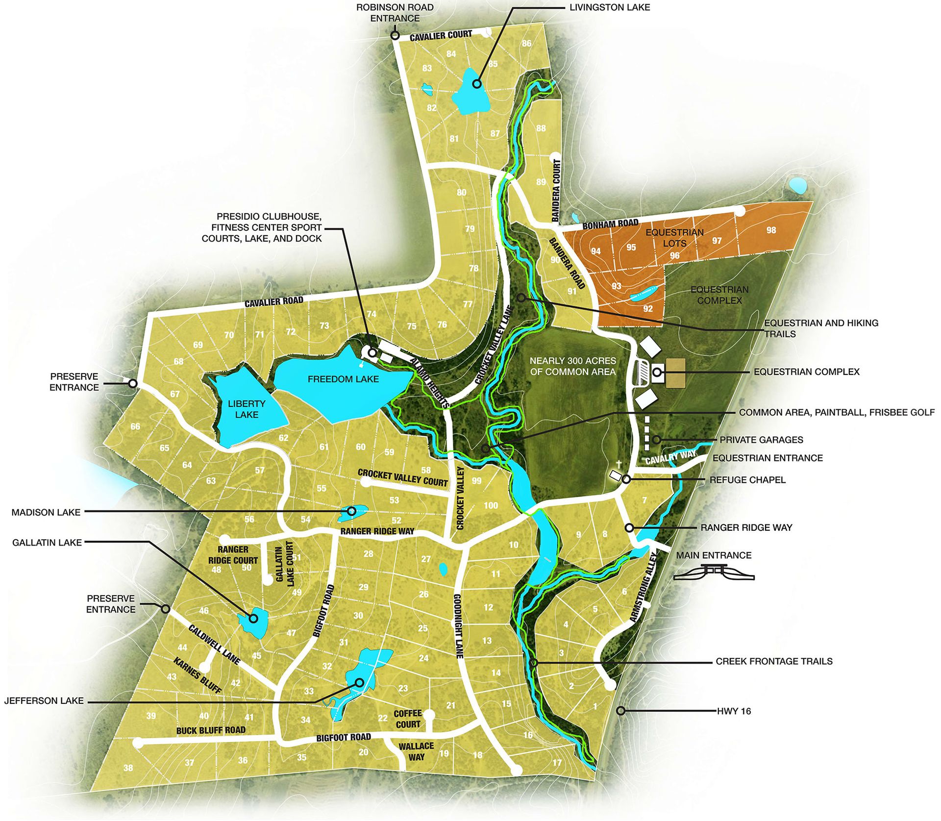 Ranger Ridge Estates Preserve & Wildlife Near DFW, TX