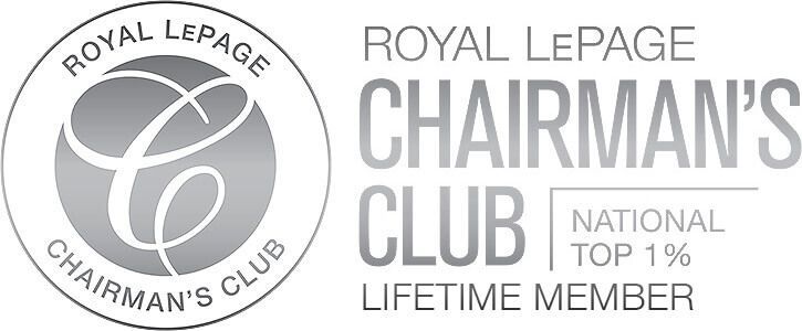 The royal lepage chairman 's club is a national top 1% lifetime member.