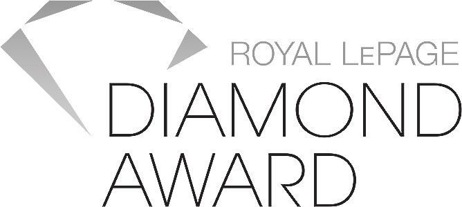 The logo for the royal lepage diamond award.