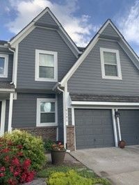 Front Grey Painted House 