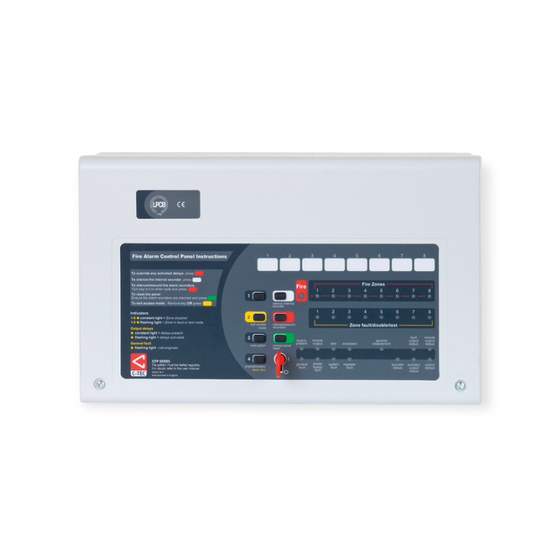 C-TEC CFP704-4 CFP brandmeldcentrale vier zones product