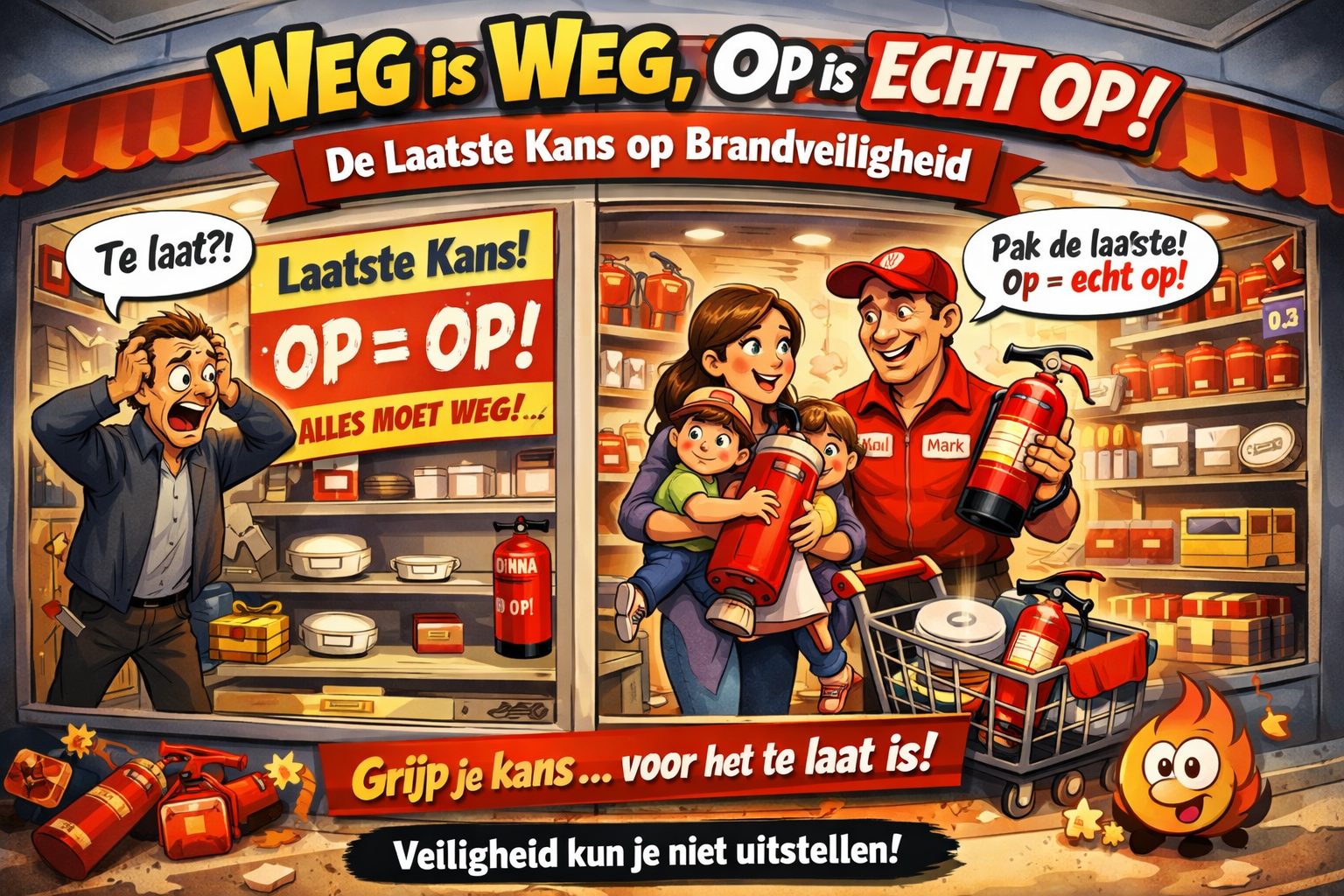 Laatste voorraad op het gebied van brandveiligheid