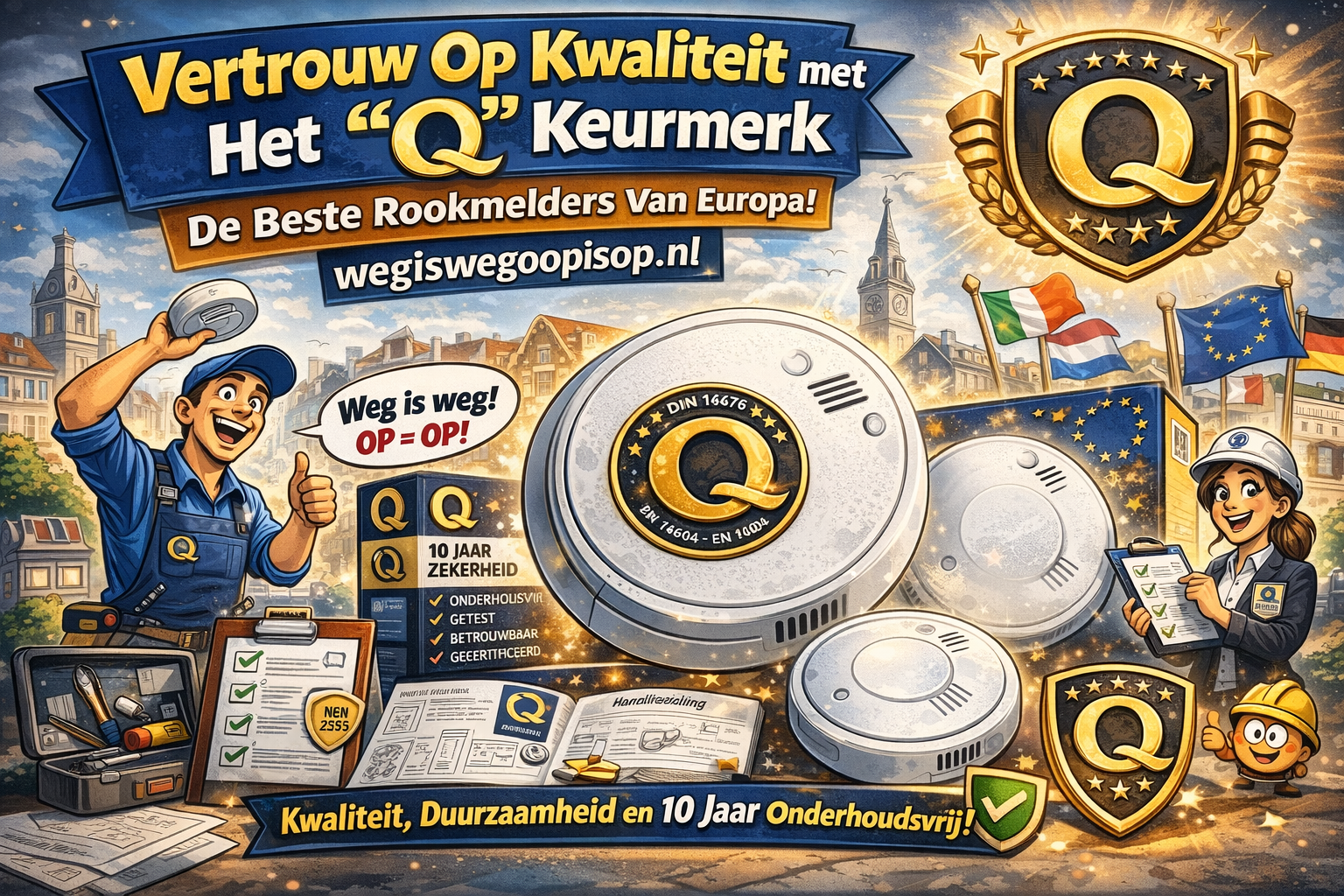 Q-label voor rookmelders blog