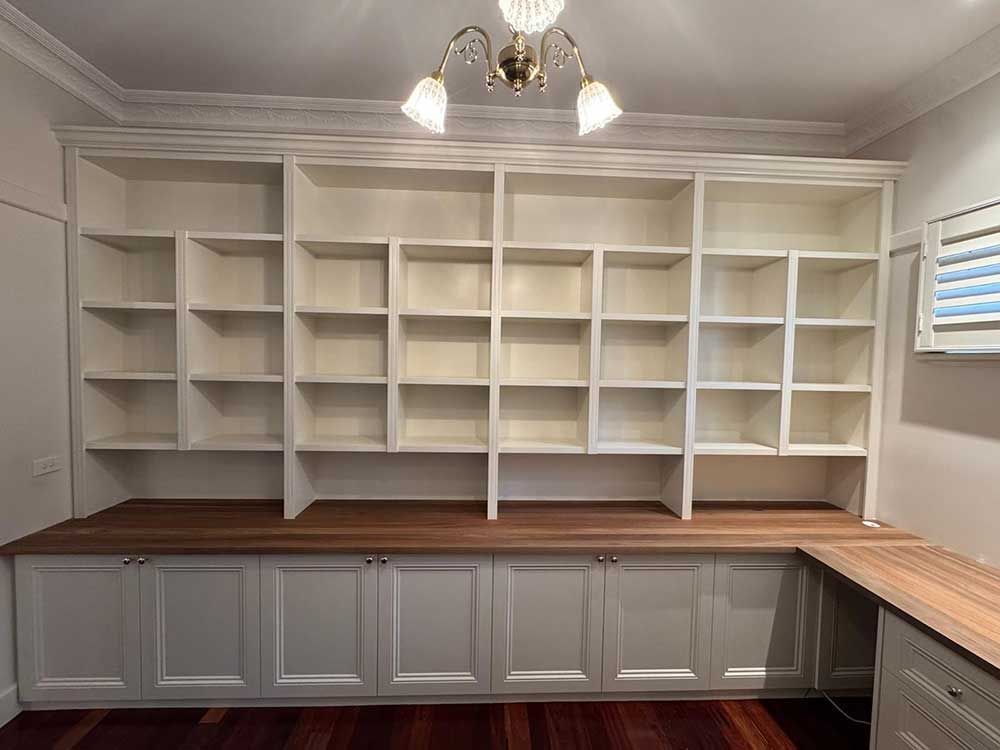 Home Office / Study Custom Shelves