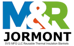 A logo for a company called m & r jormont
