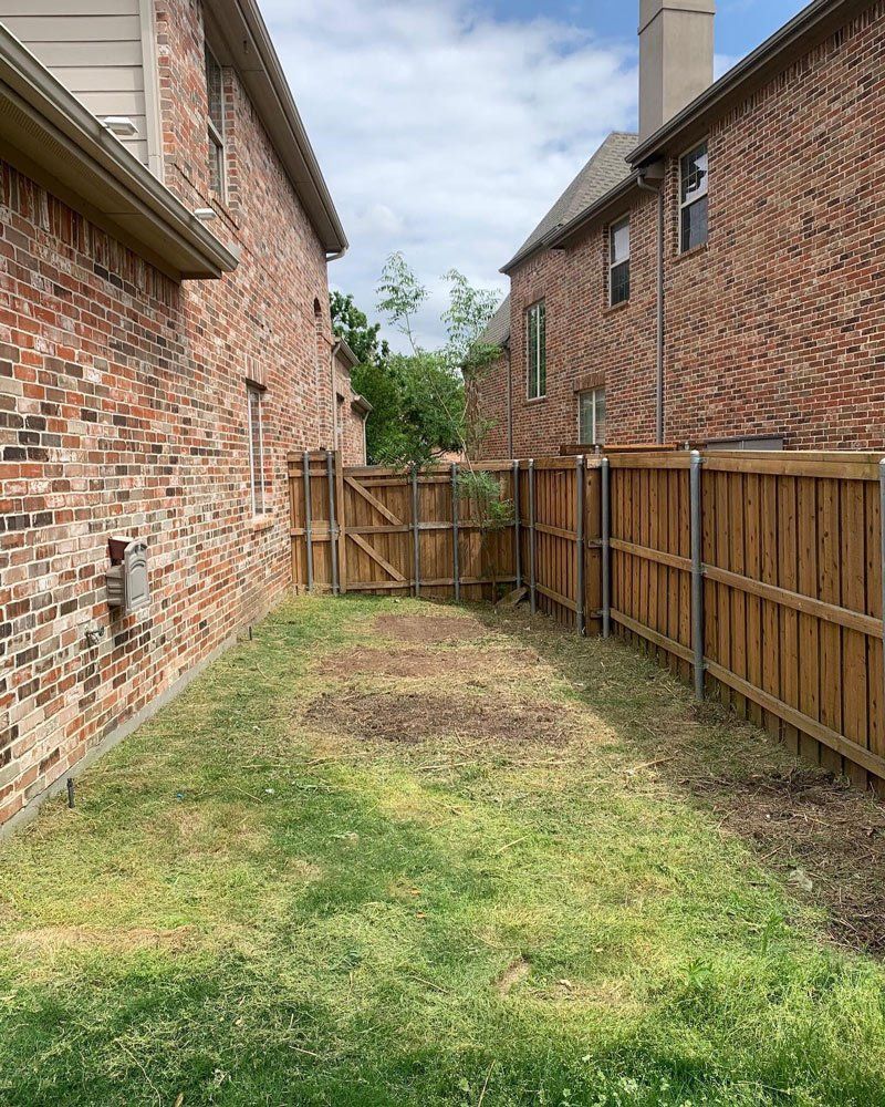After garden bed removal
