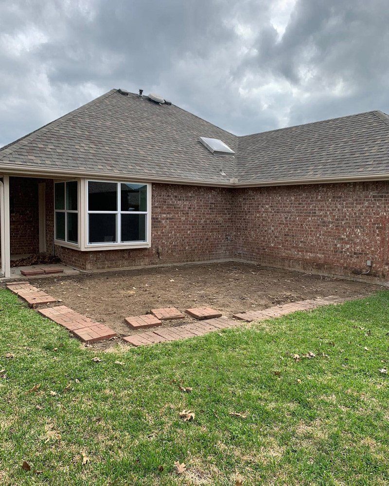 After deck removal