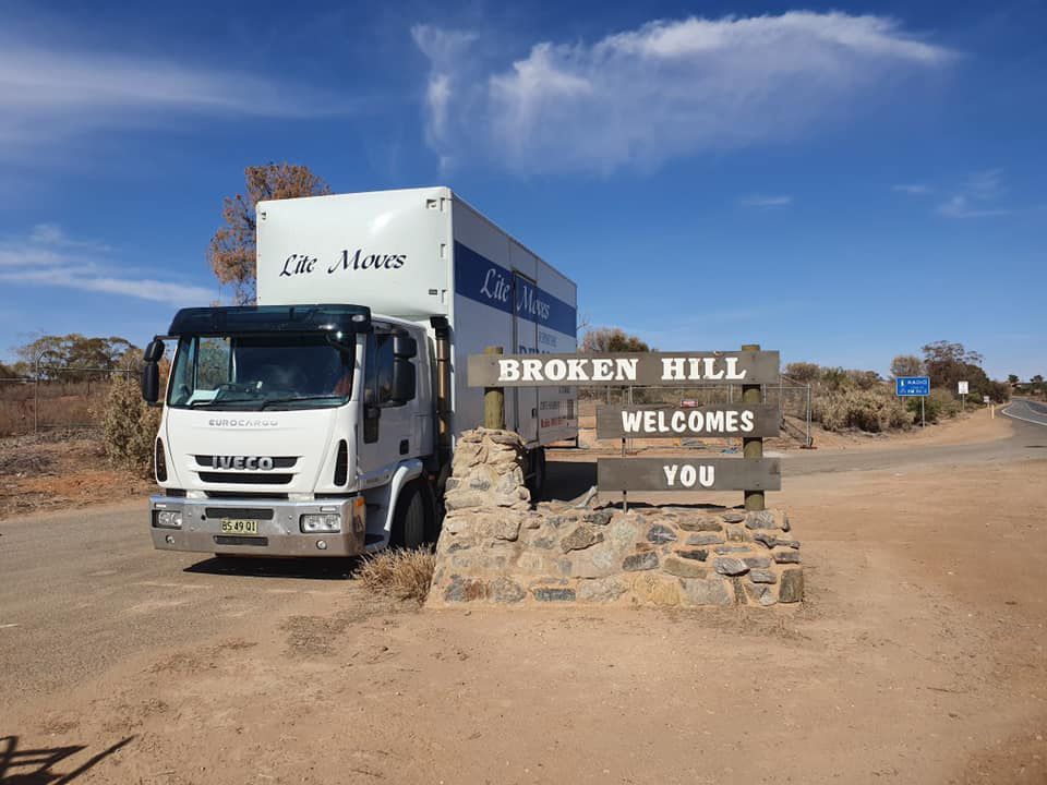 Lite Moves Truck In The Broken Hills — Lite Moves Furniture Removals In Bonville, NSW