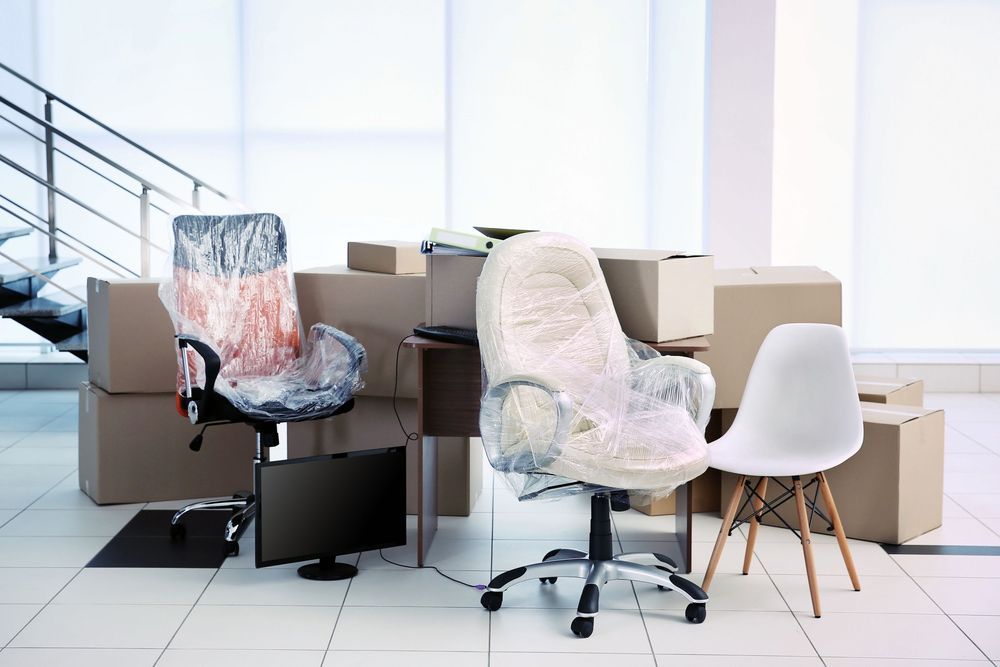 Office Furniture a Supplies Packed for Moving — Lite Moves Furniture Removals In Coffs Harbour, NSW