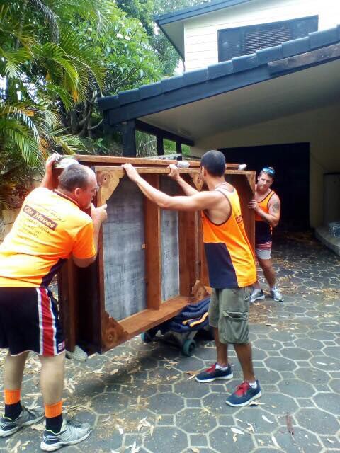 Three Movers Worker Move The Furniture — Lite Moves Furniture Removals In Coffs Harbour, NSW