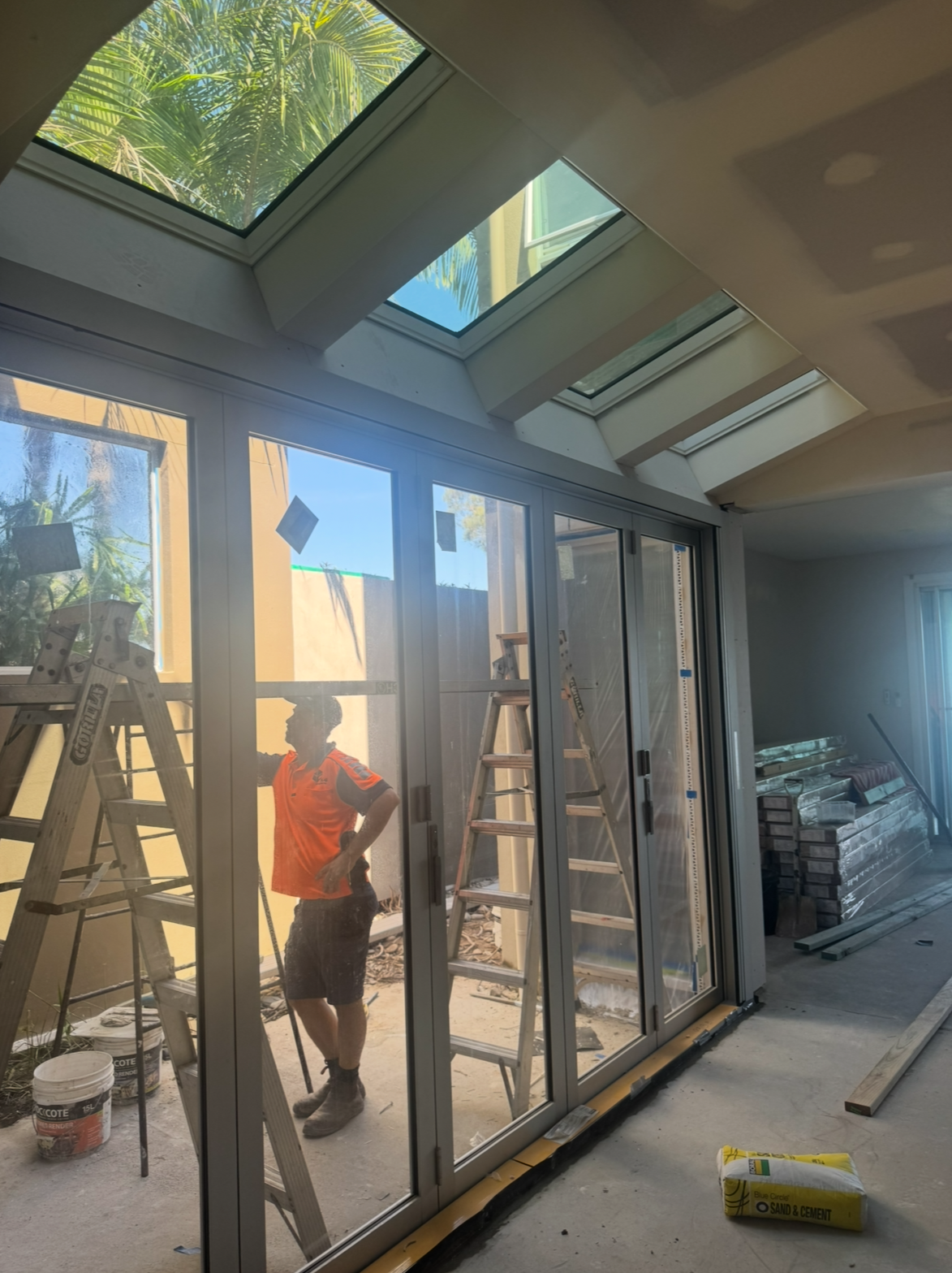 House Under Construction, With skylights — PK4 Projects in Port Macquarie, NSW