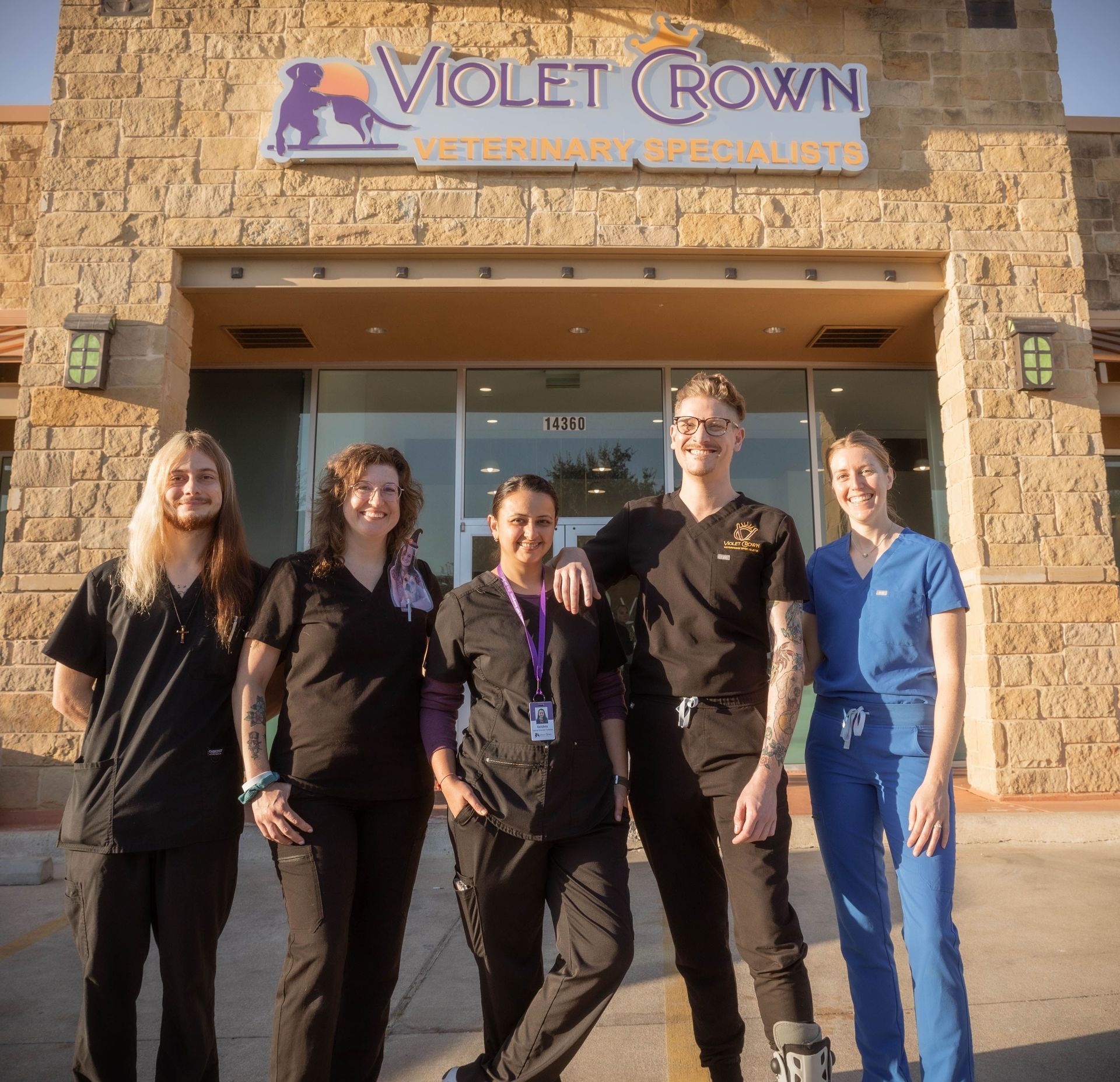 Violet Crown Medical Oncology Team , Our board-certified Oncologists work with your primary care veterinarian. ER.