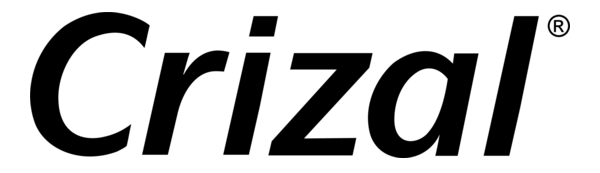Crizal logo in black, with the registered trademark symbol.
