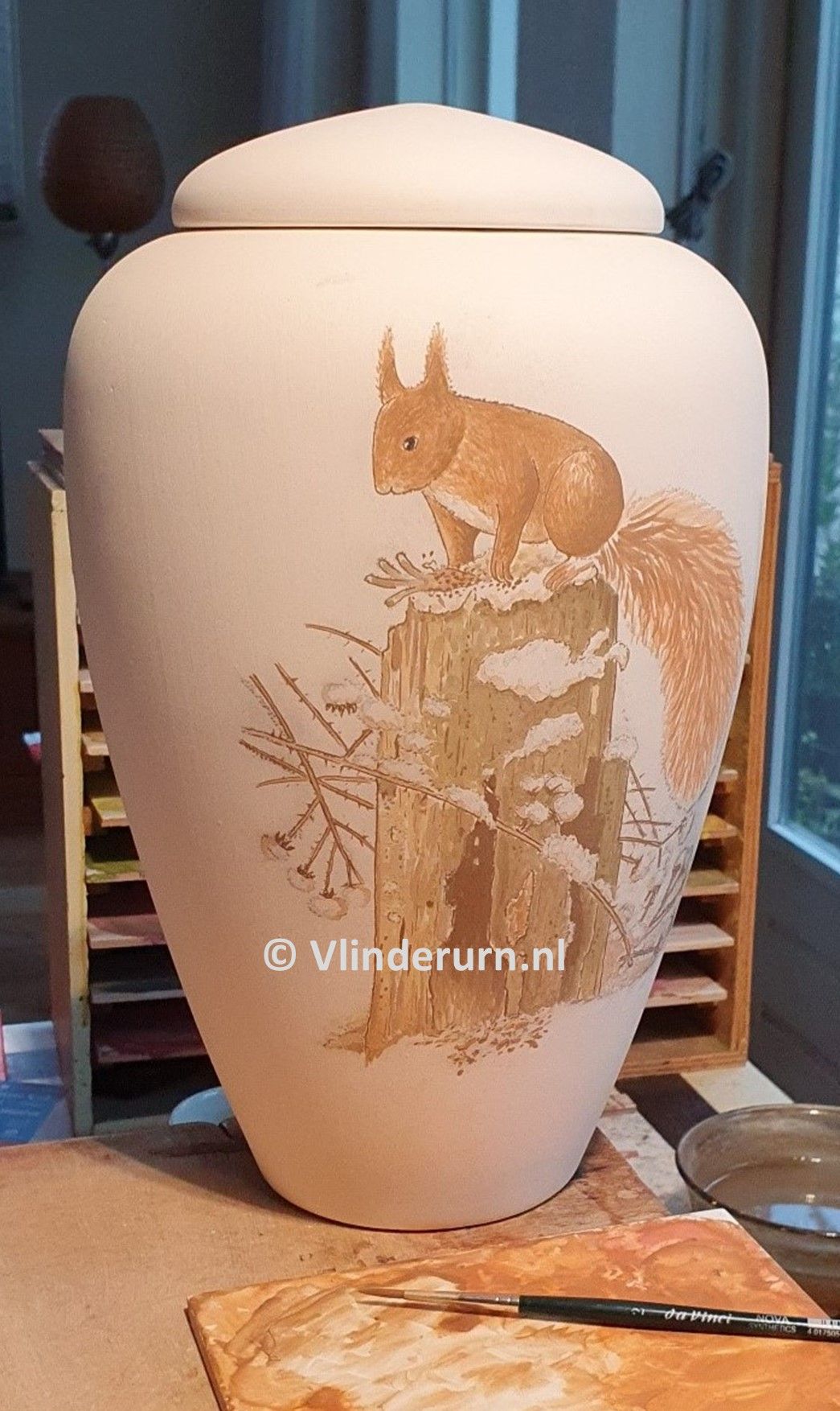 urn eekhoorn speciaalopdracht
