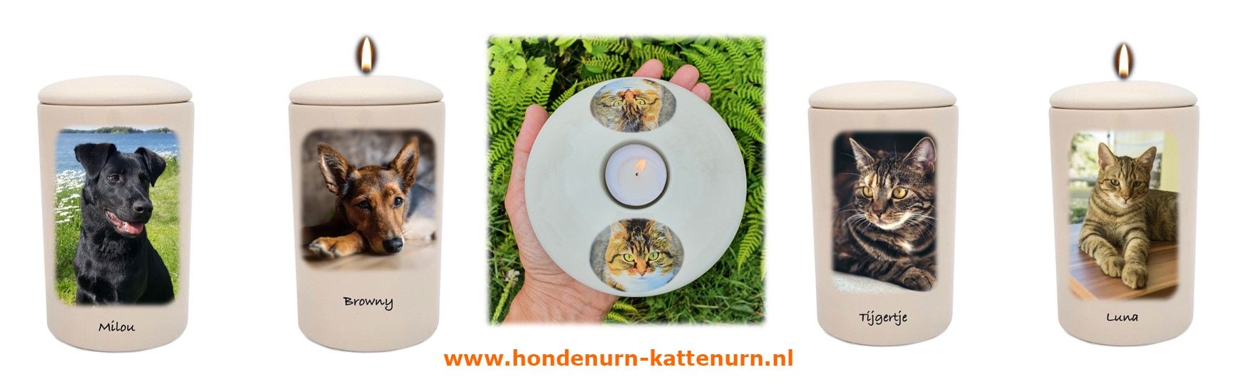 Klik om naar de webwinkel te gaan Wij maken voor u een unieke honden urn of katten urn