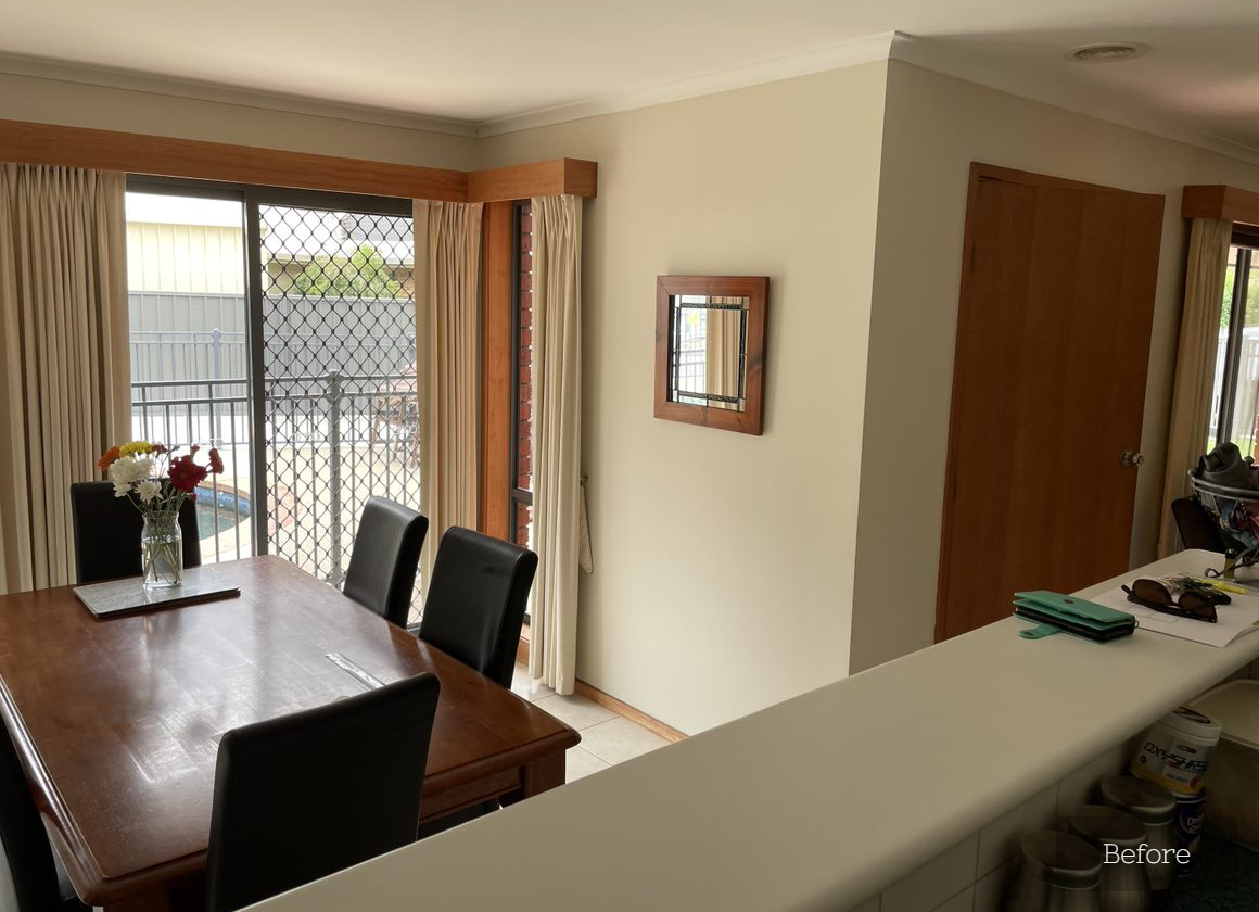 Before and after kitchen renovation