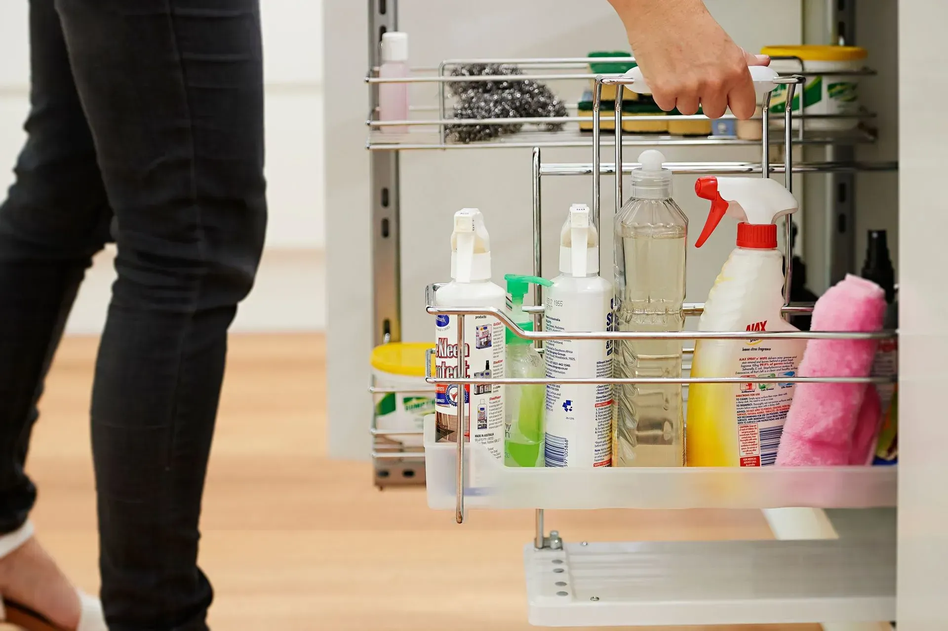 Pull-out Under-sink Caddy — Shepparton VIC — KitchenWise Pull-out Under-sink Caddy — Shepparton VIC — KitchenWise