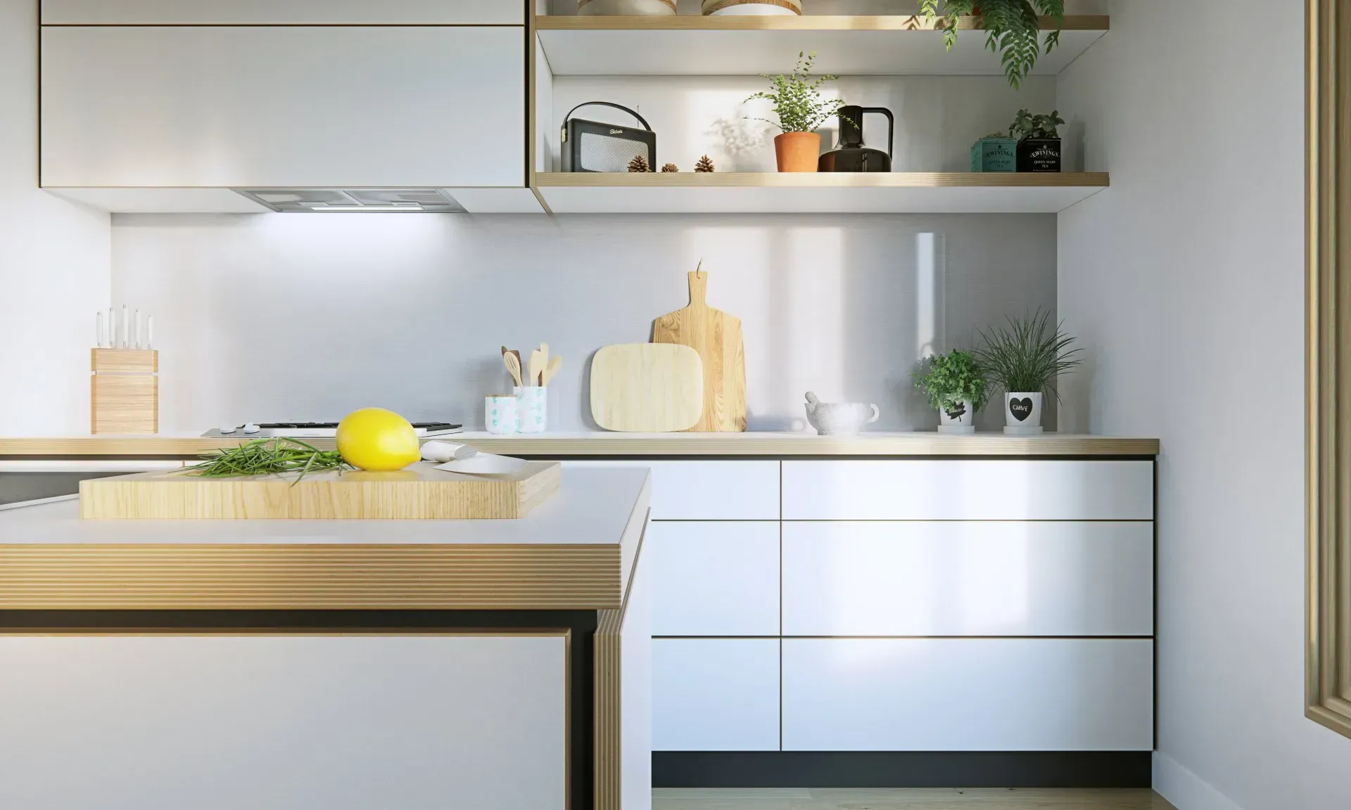 Touch-to-open Handleless Design — Shepparton VIC — KitchenWise Touch-to-open Handleless Design — Shepparton VIC — KitchenWise
