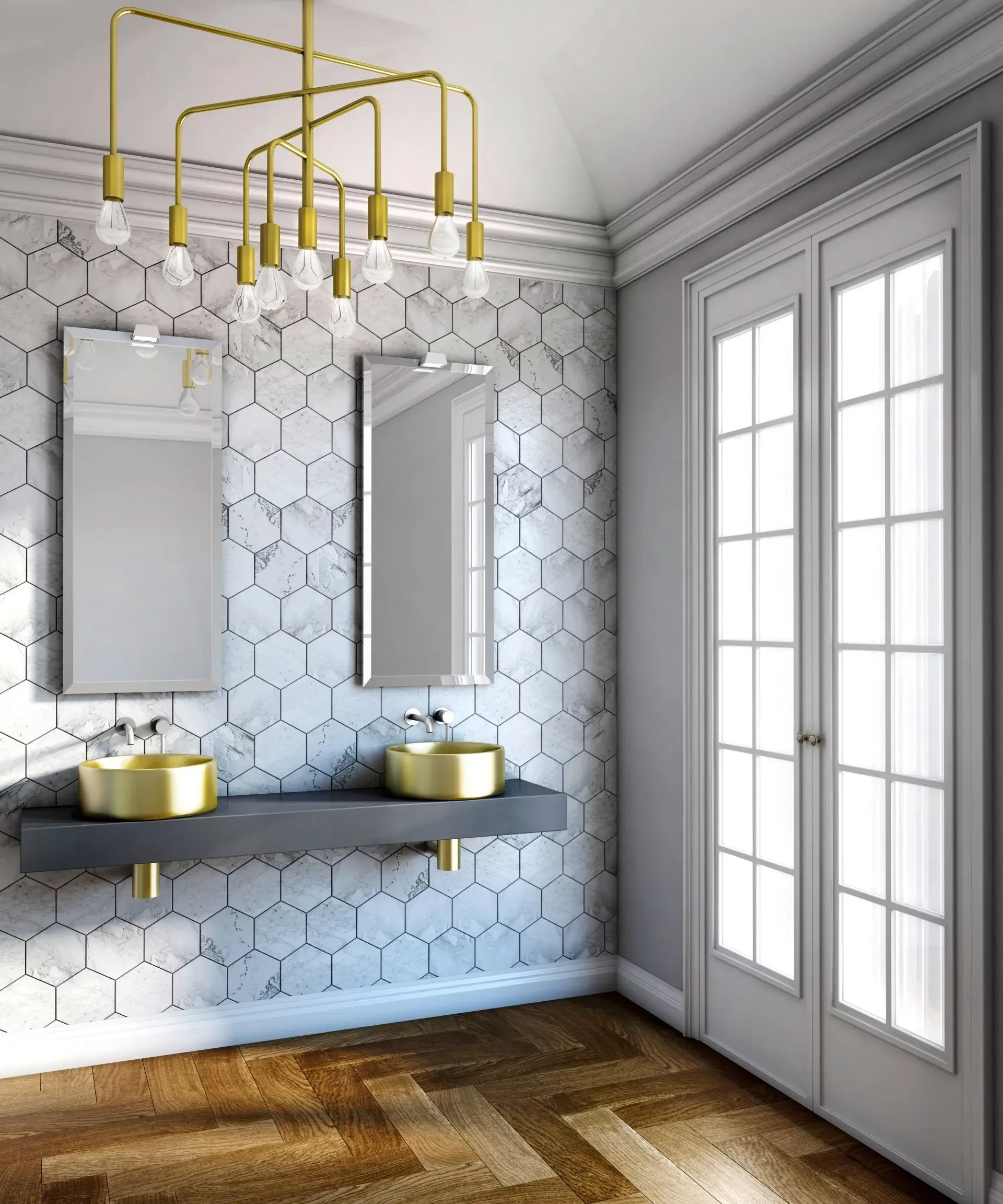 Glamour Bathroom — Shepparton VIC — KitchenWise Glamour Bathroom — Shepparton VIC — KitchenWise