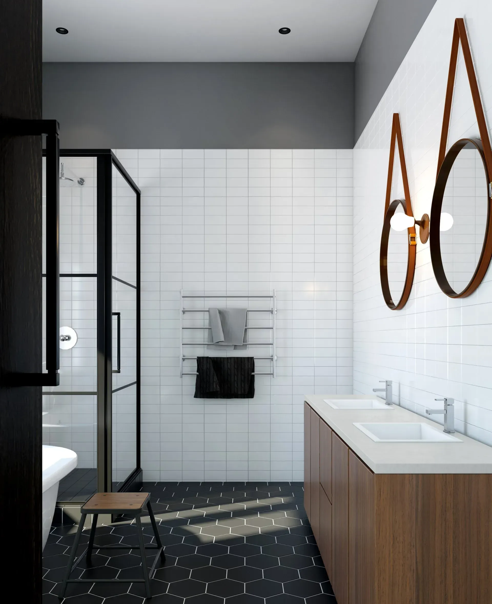 Inner Urban Bathroom — Shepparton VIC — KitchenWise Inner Urban Bathroom — Shepparton VIC — KitchenWise