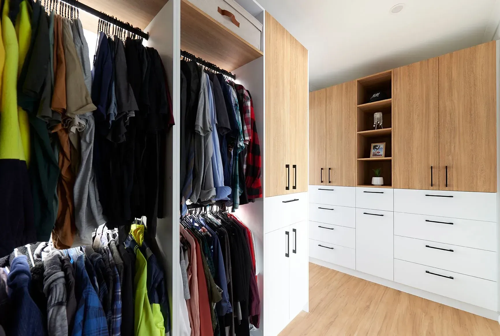 The Unseen End of the Wardrobe, Accessed from the Master Bedroom — Shepparton Vic — Kitchenwise The Unseen End of the Wardrobe, Accessed from the Master Bedroom — Shepparton Vic — Kitchenwise