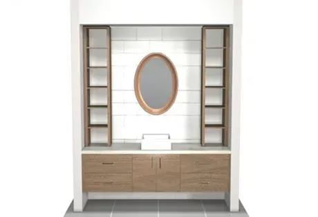 Bathroom Cabinet 3D Design — Shepparton VIC — KitchenWise