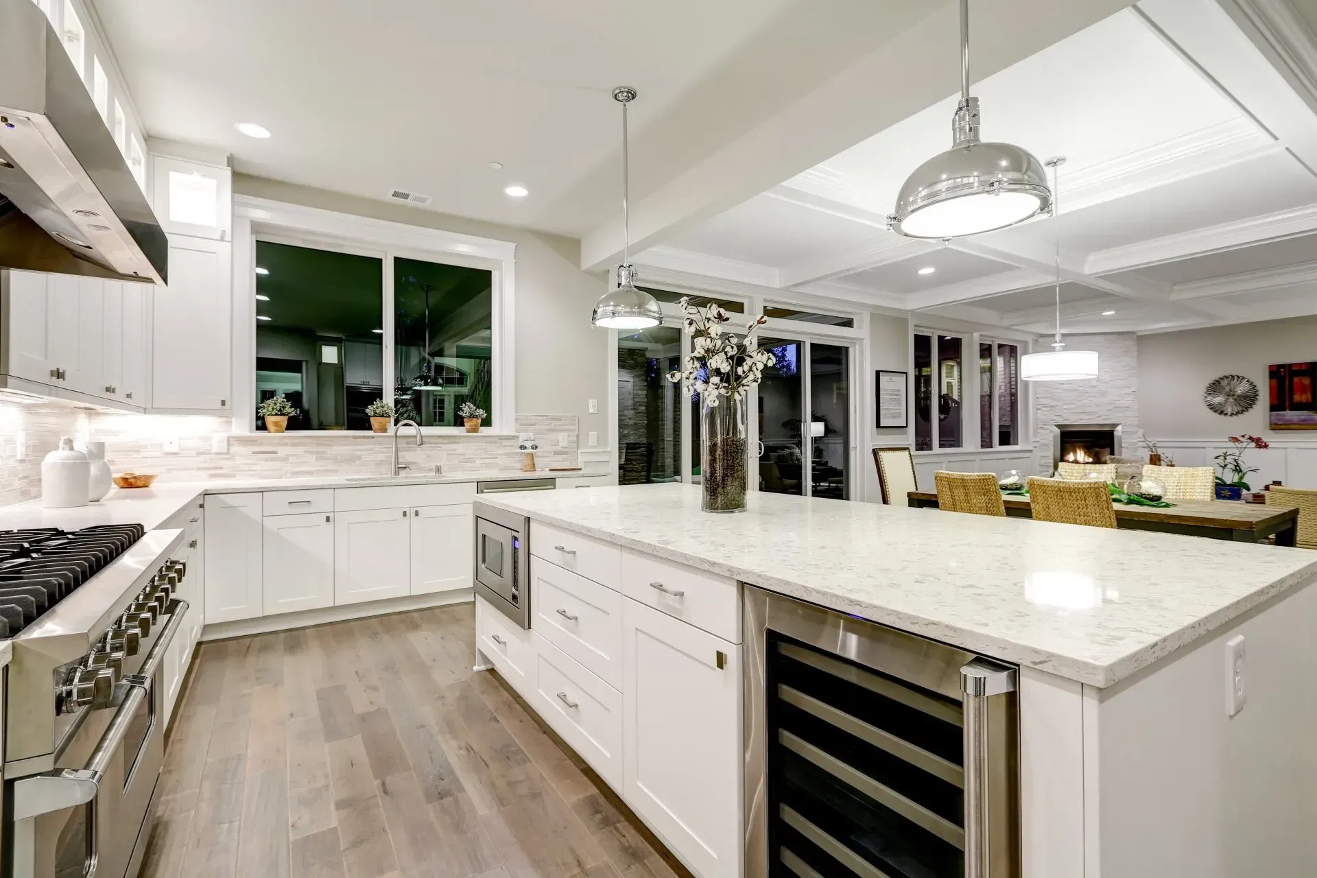 Spacious Elegance White Kitchen — Shepparton VIC — KitchenWise Spacious Elegance White Kitchen — Shepparton VIC — KitchenWise