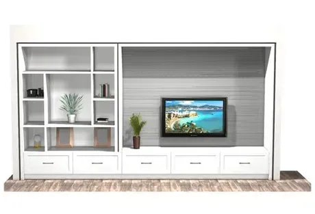 TV Unit 3D Design — Shepparton VIC — KitchenWise