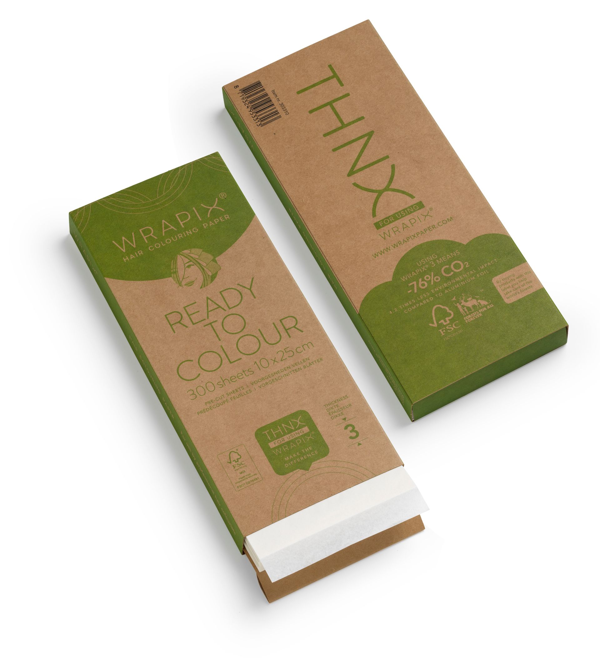 Wrapix® Hair Colouring Paper