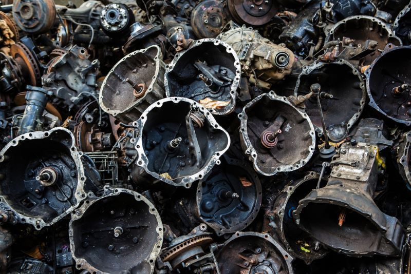 A Pile of Junk Is Sitting on Top of Each Other — Bakers Creek Wreckers In Biloela, QLD
