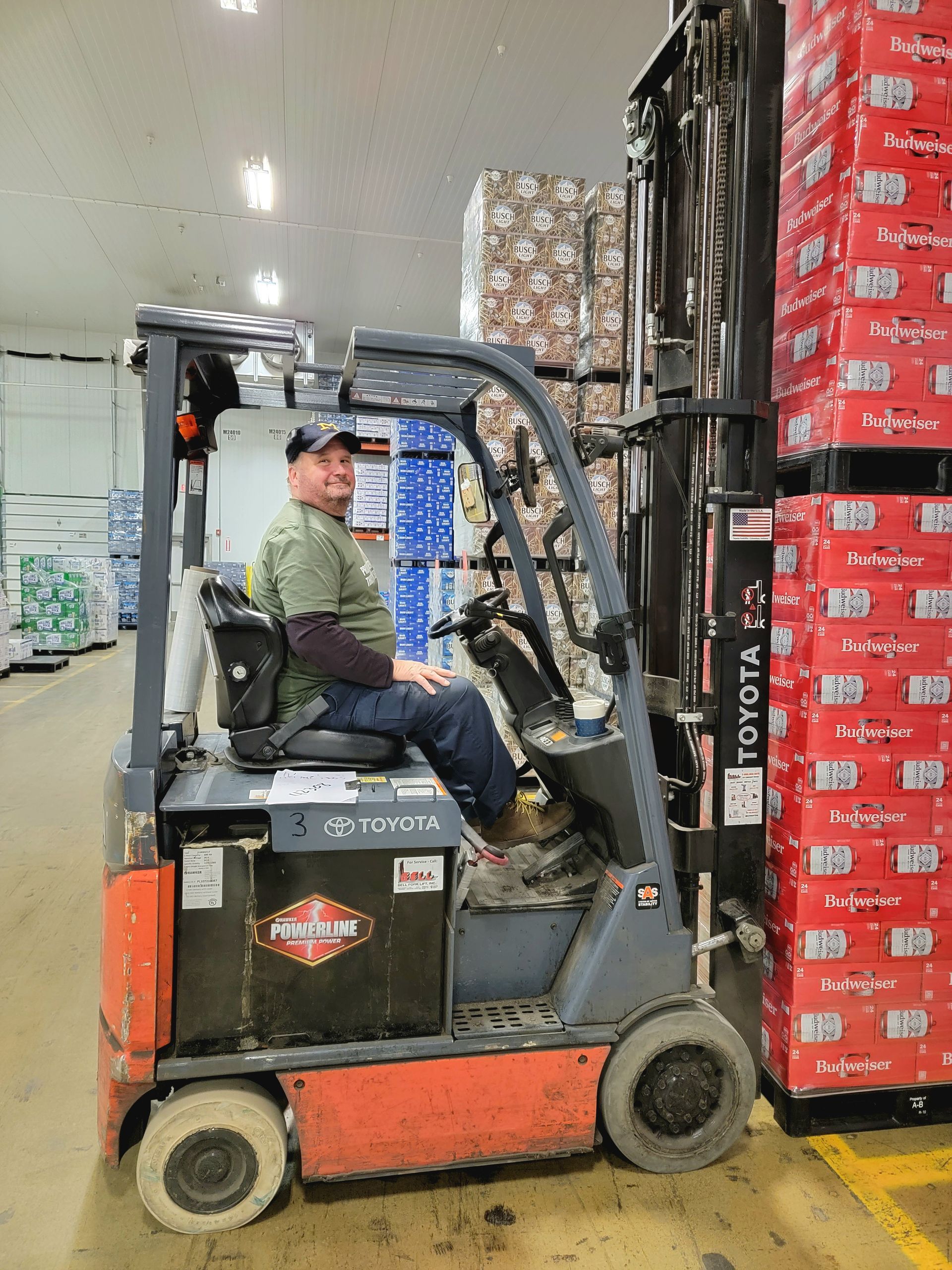 large inflatable Miller Lite Can