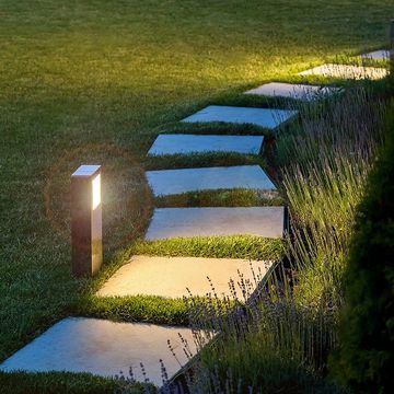 Pathway With Lights