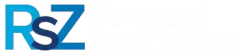 The logo features a large, light blue letter 