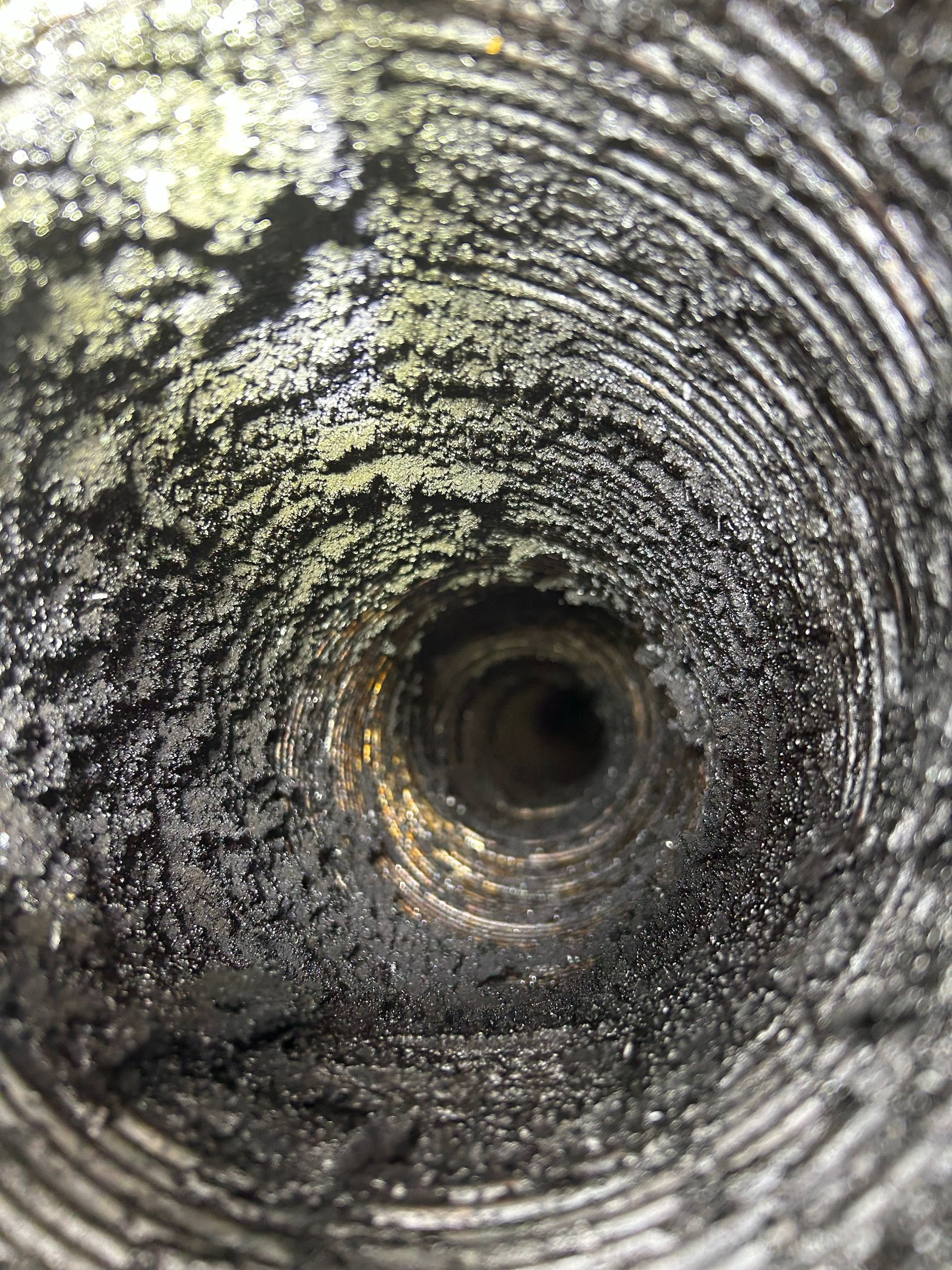 chimney loaded with creosote