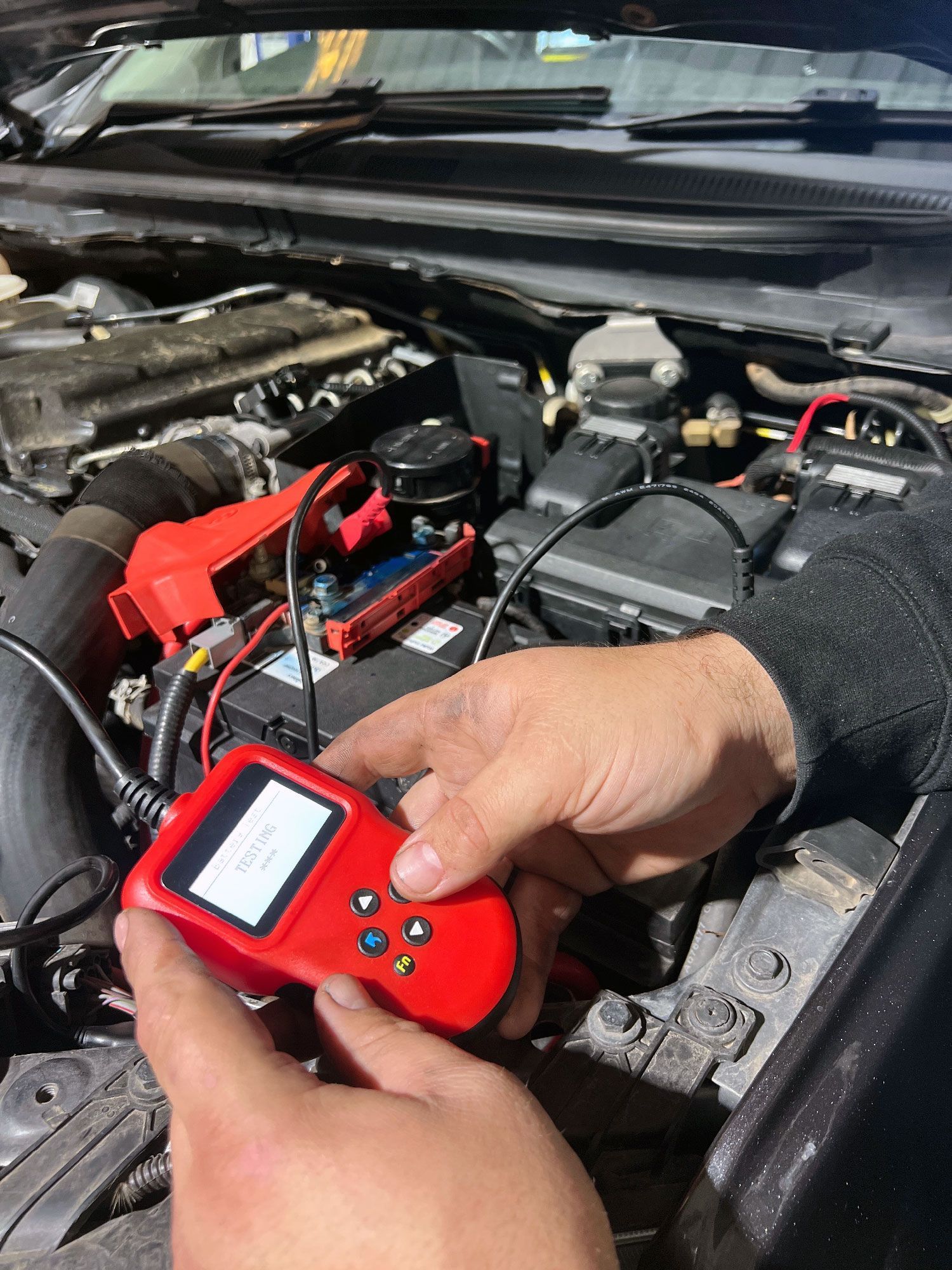 Testing the battery
