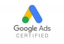 Google Ads Certified logo: a blue, yellow, and green 