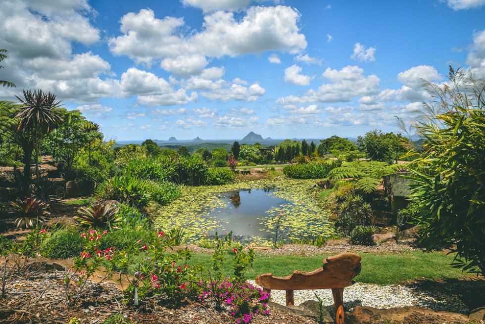 Glasshouse Mountains & Maleny Botanical Gardens — The Denture Care Group Sunshine Coast in Maleny, QLD