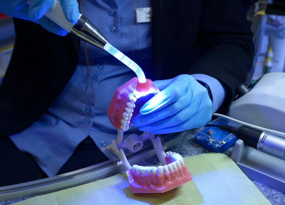 Dentures Being Repaired on the Sunshine Coast
