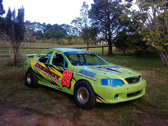 The Green Race Car — Sunshine Coast, QLD — Cooroy Auto Wreckers