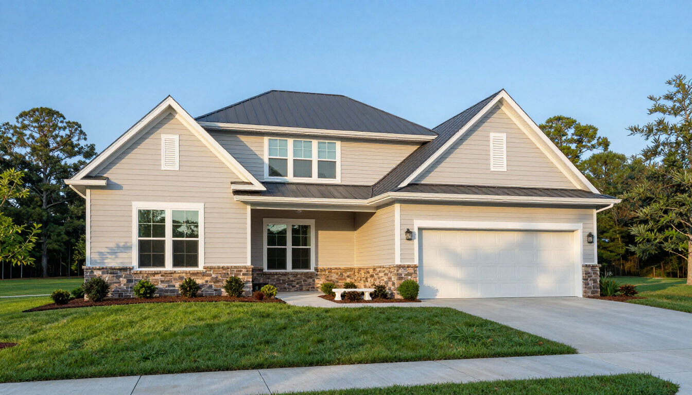 A beautiful modern home in Brandon, Mississippi representing local real estate and insurance needs.