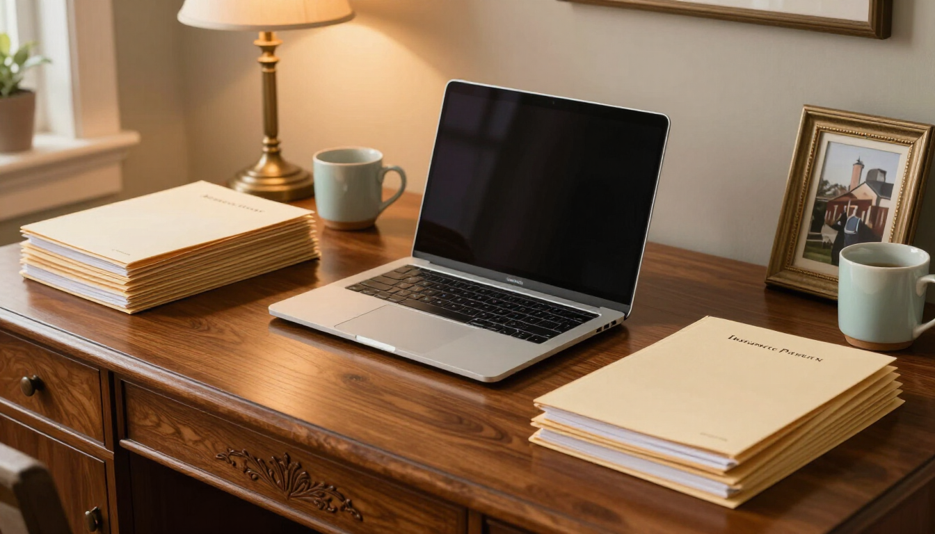 Organized home office