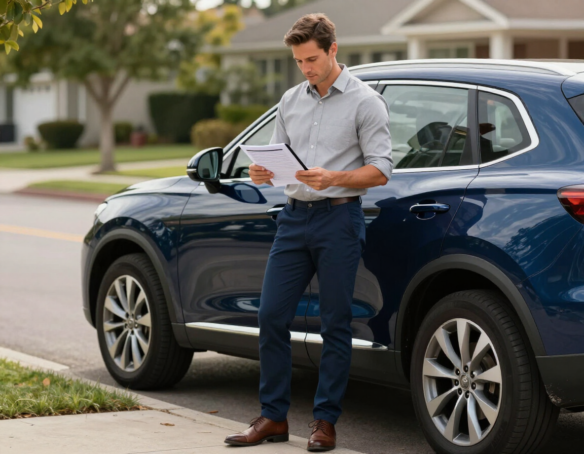 Professional reviewing insurance coverage