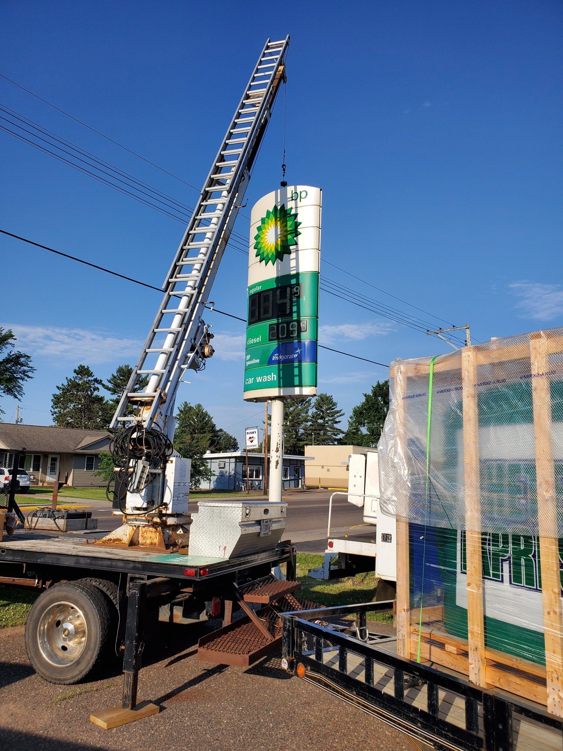 We maintain and repair all types of signs including neon